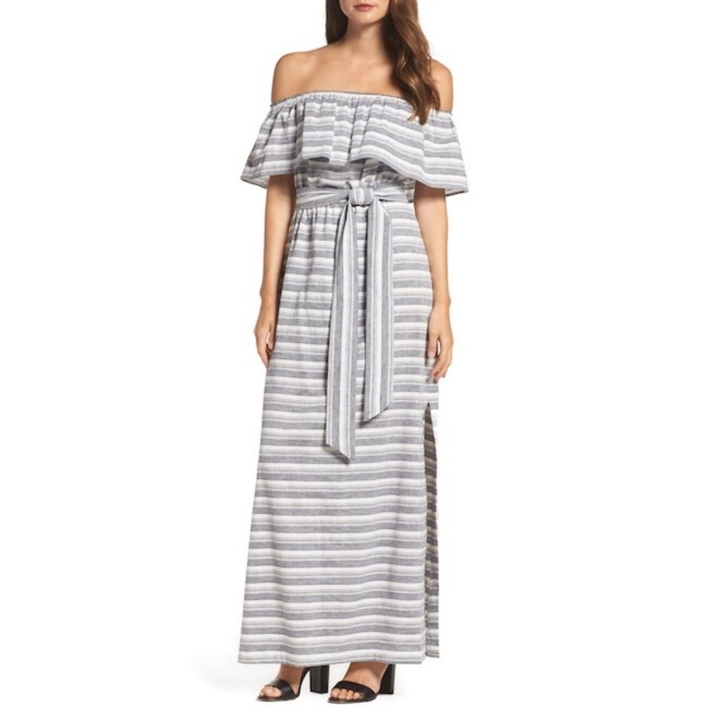 Vince Camuto Off-the-Shoulder Maxi Dress